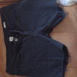 Size 7, black shorts, brand Arizona Jeans